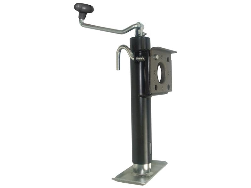 Folding Top Handle Implement Jack 3000lb Capacity Steel Black S383