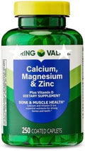 Calcium Magnesium Zinc with Vitamin D3 250 Caplets W82386