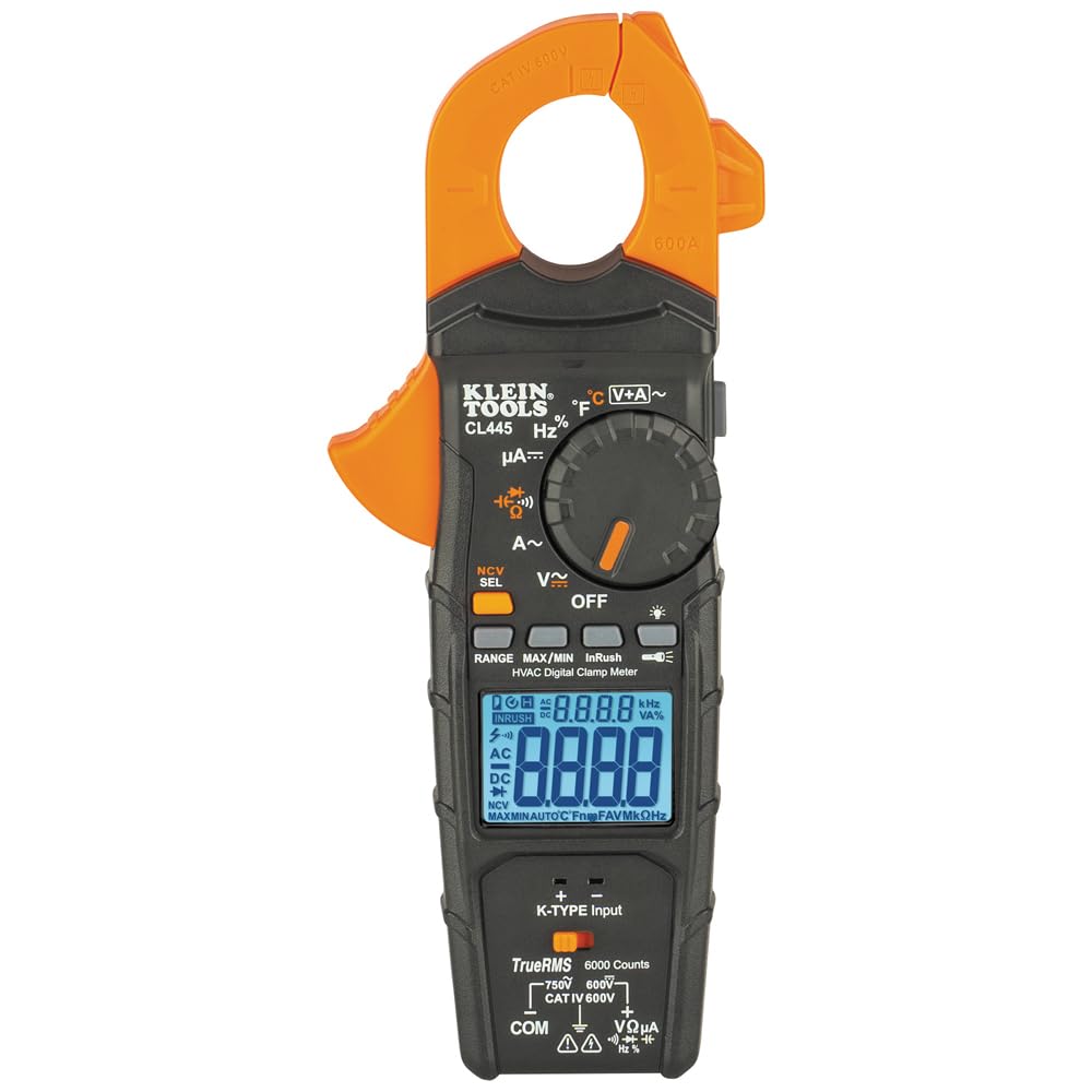 Auto-Ranging TRMS HVAC Clamp Meter C200960