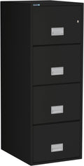 Black 4-Drawer Legal Fireproof File Cabinet G907