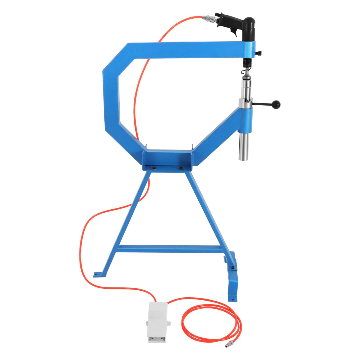 4" Throat Pneumatic Planishing Hammer with Steel Stand A206428