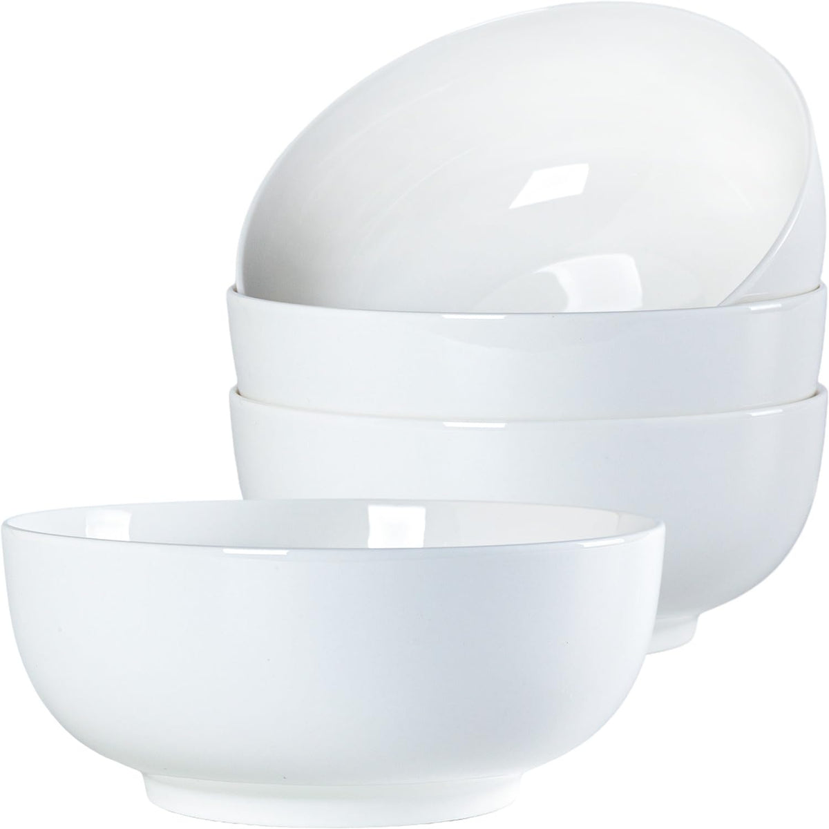 40 oz Off White Ceramic Soup Bowls Set of 4 O572056