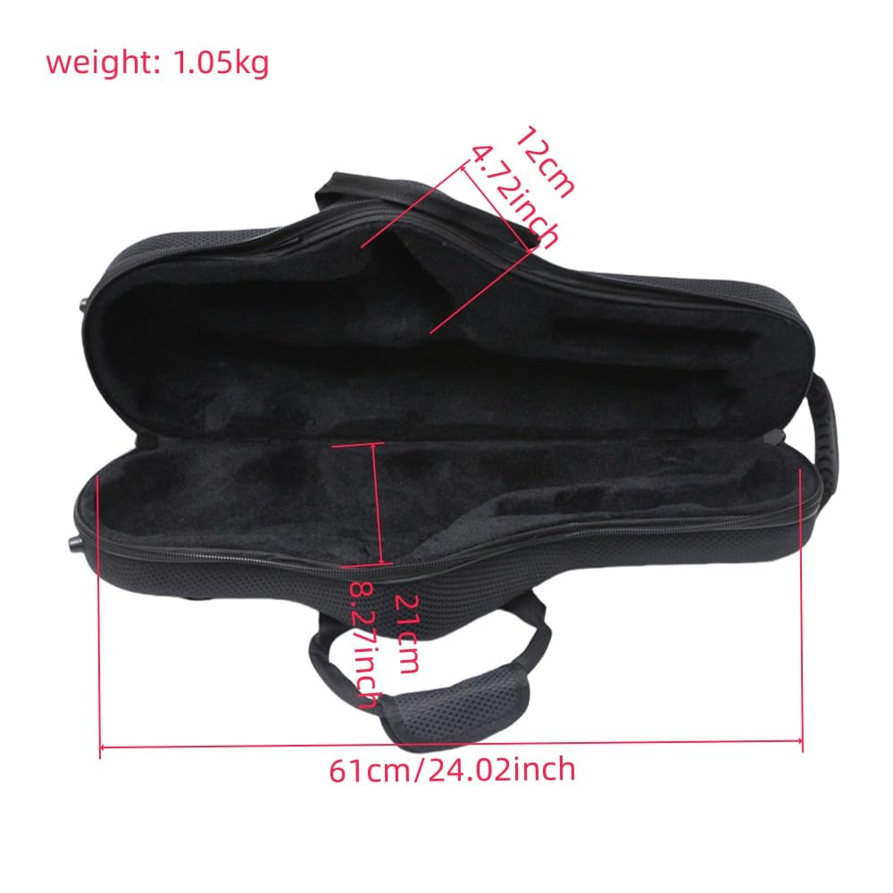 Black Alto Saxophone Case A6380