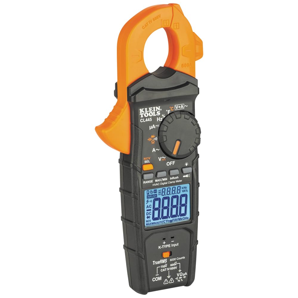 Auto-Ranging TRMS HVAC Clamp Meter C200960