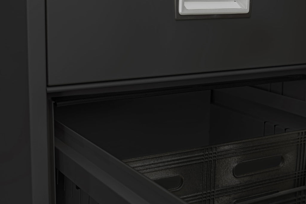 Black 4-Drawer Legal Fireproof File Cabinet G907