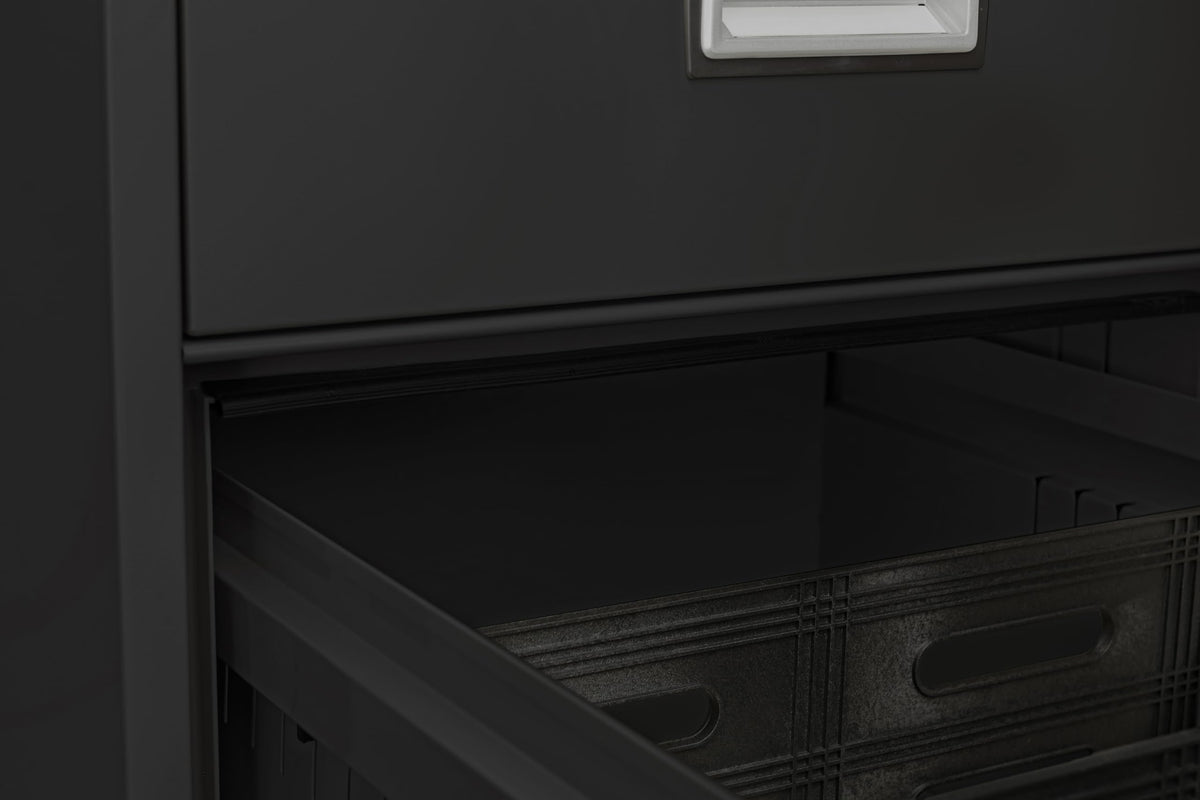 Black 4-Drawer Legal Fireproof File Cabinet G907