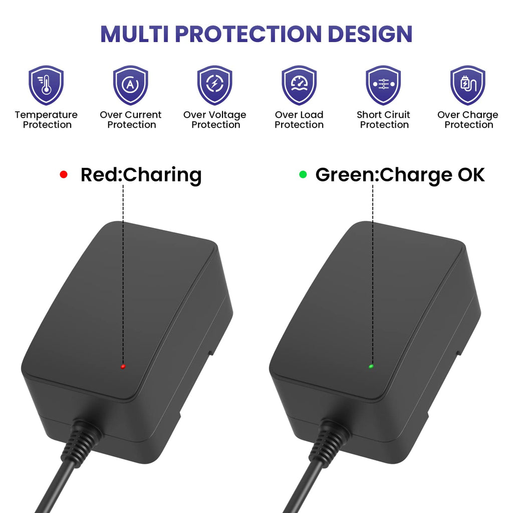 24V Electric Scooter Charger 3-Prong Inline Female Power Cord W422801