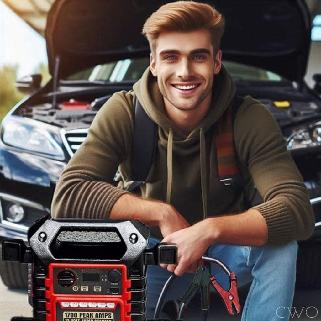 Portable Jump Starter & Power Pack with 150 PSI Air Compressor X9133