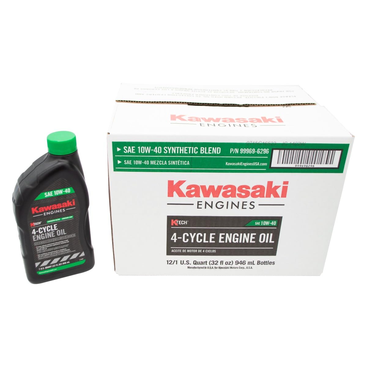 10W40 4-Cycle Motor Oil Quart A93616