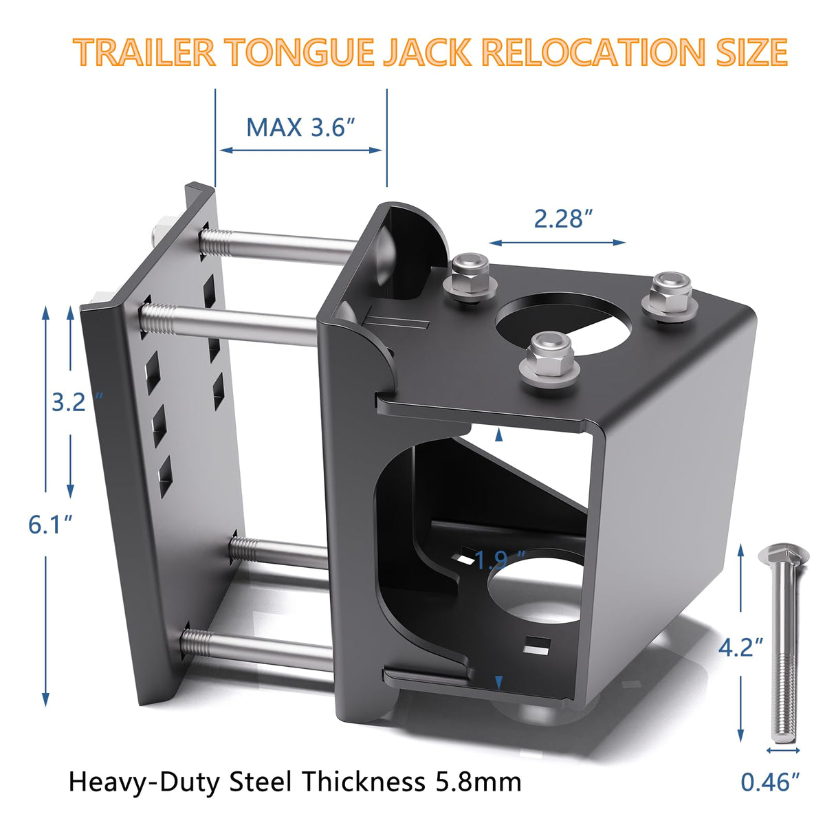 Trailer Jack Relocation Kit S21522