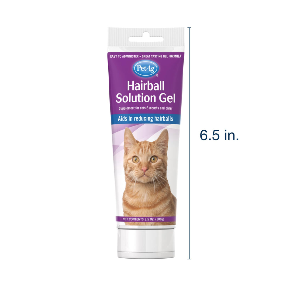 Hairball Solution Gel Supplement for Cats 3.5 oz O577324