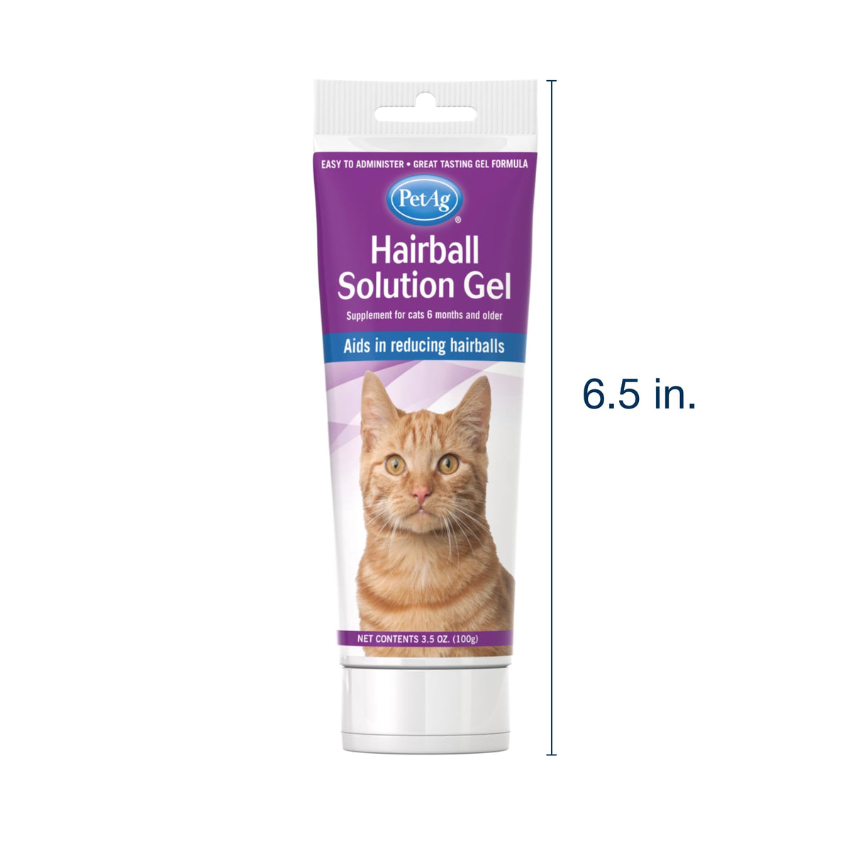 Hairball Solution Gel Supplement for Cats 3.5 oz O577324