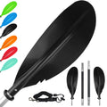 Adjustable 4 Piece Kayak Paddles with Paddle Leash U34982