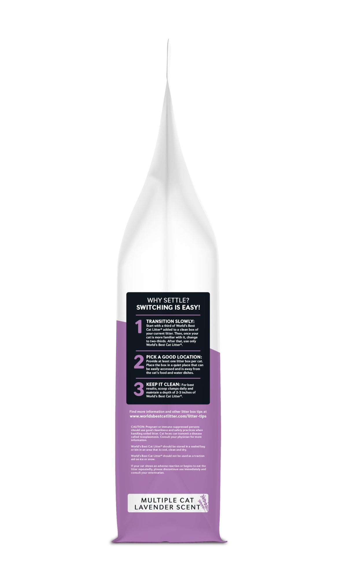 Lavender Cat Litter 15 lb Bag V820