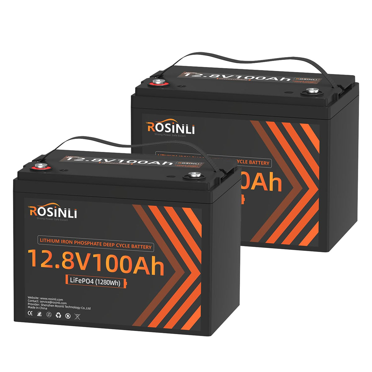 12V 100Ah LiFePO4 Battery 2Pack K2029