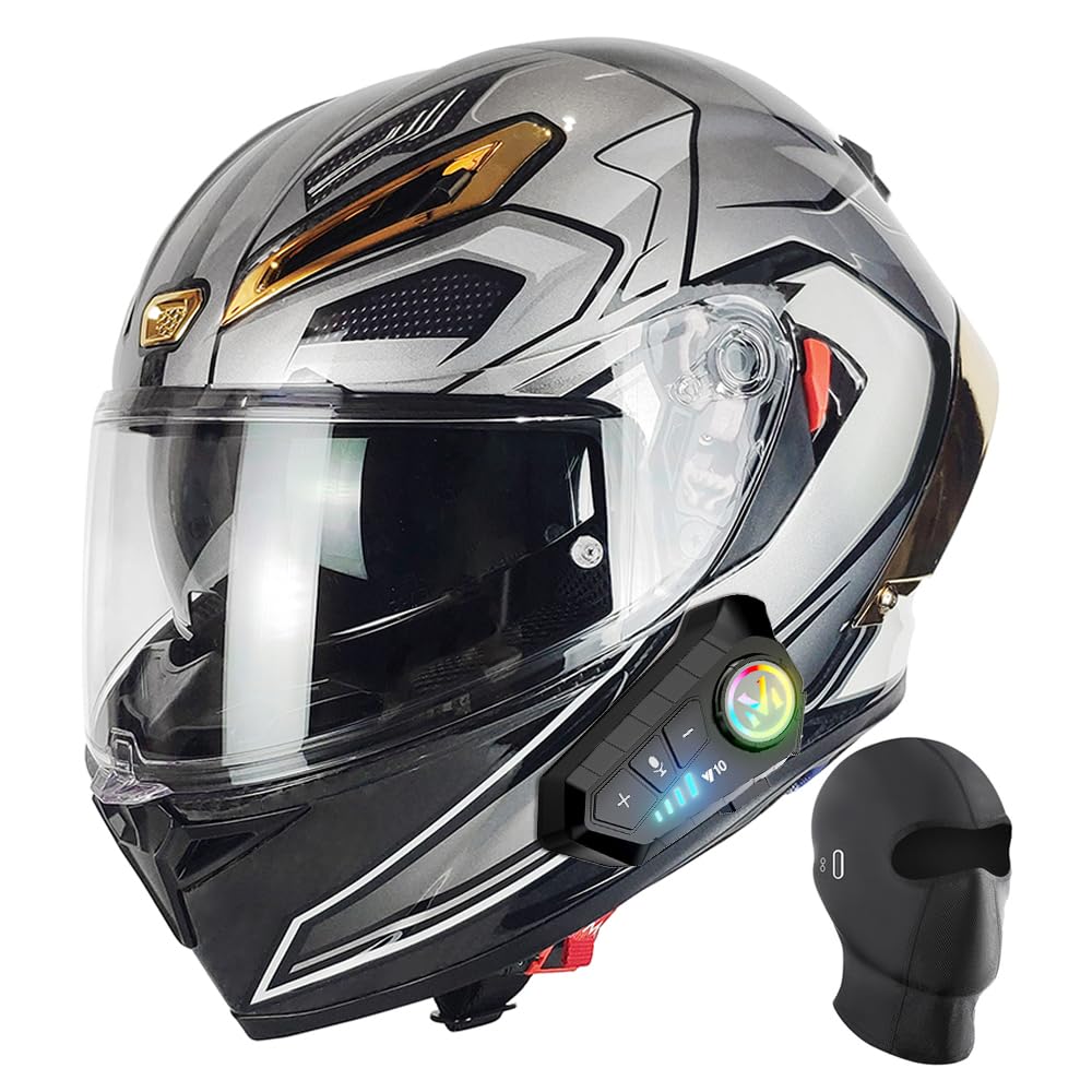 Full Face Motorcycle Helmet with Bluetooth M977071