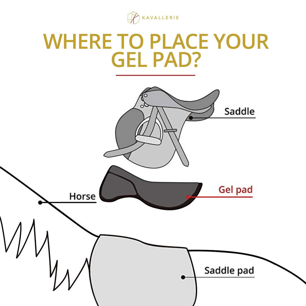Gel English Saddle Pad P50569
