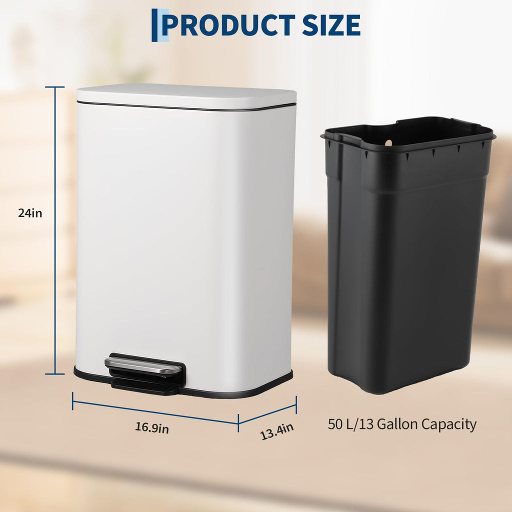 Stainless Steel 50L Trash Can C2080