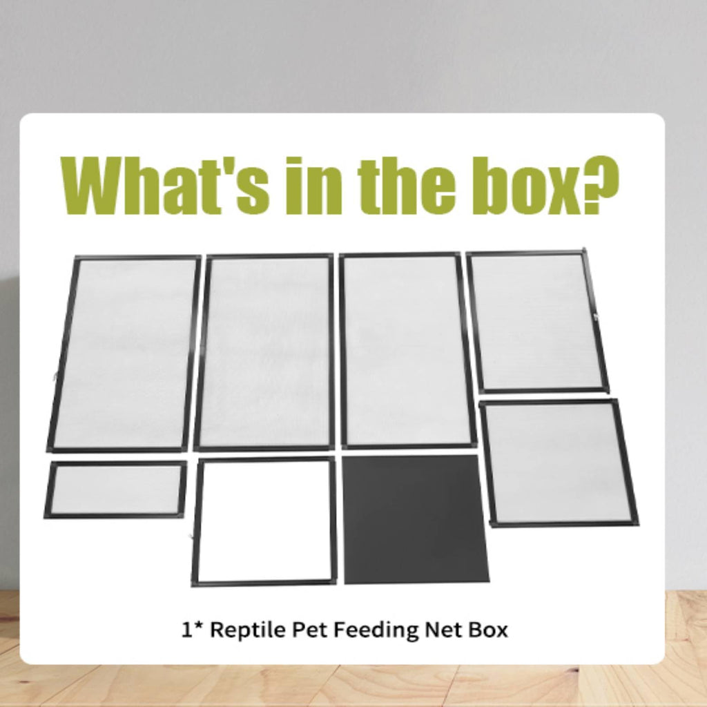 17.72" L×17.72" W×31.50" H Reptile Enclosure with Escape-Proof Lock T121827