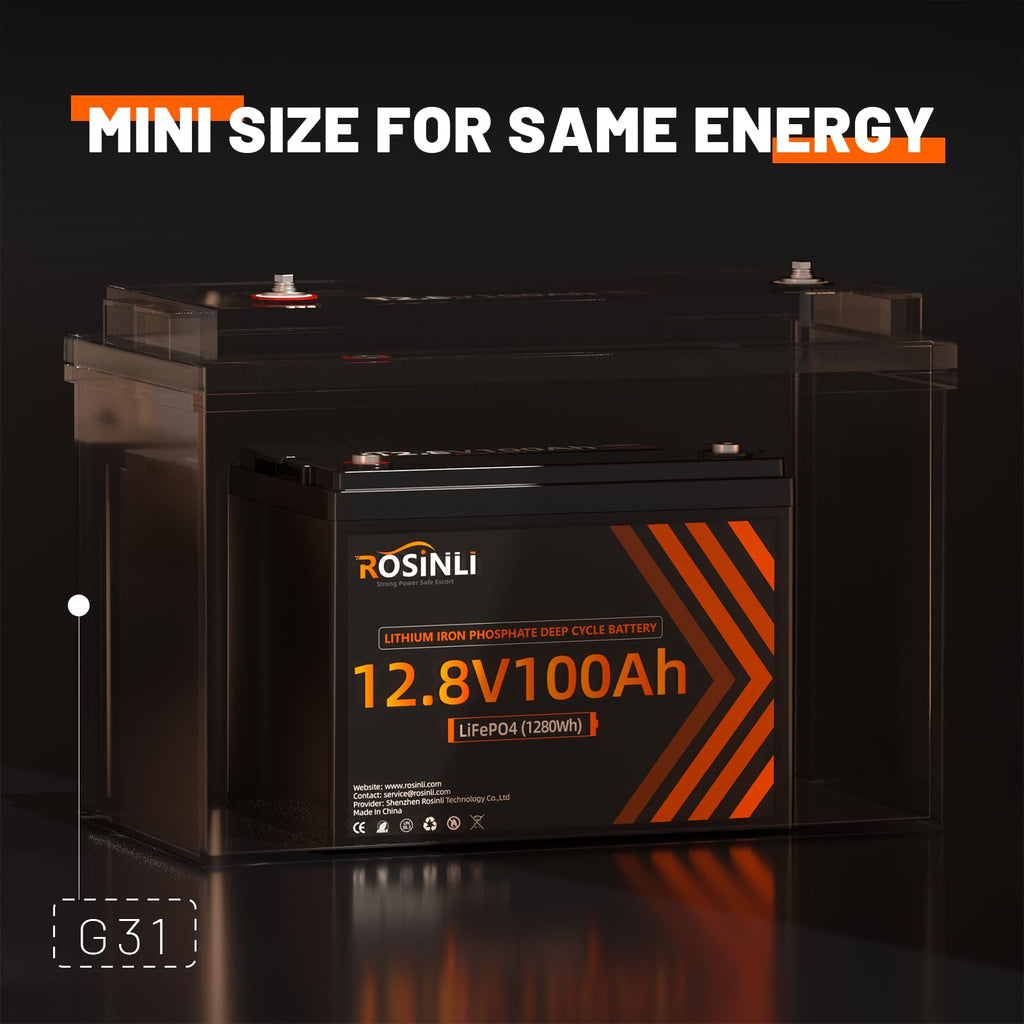 12V 100Ah LiFePO4 Battery 2Pack K2029