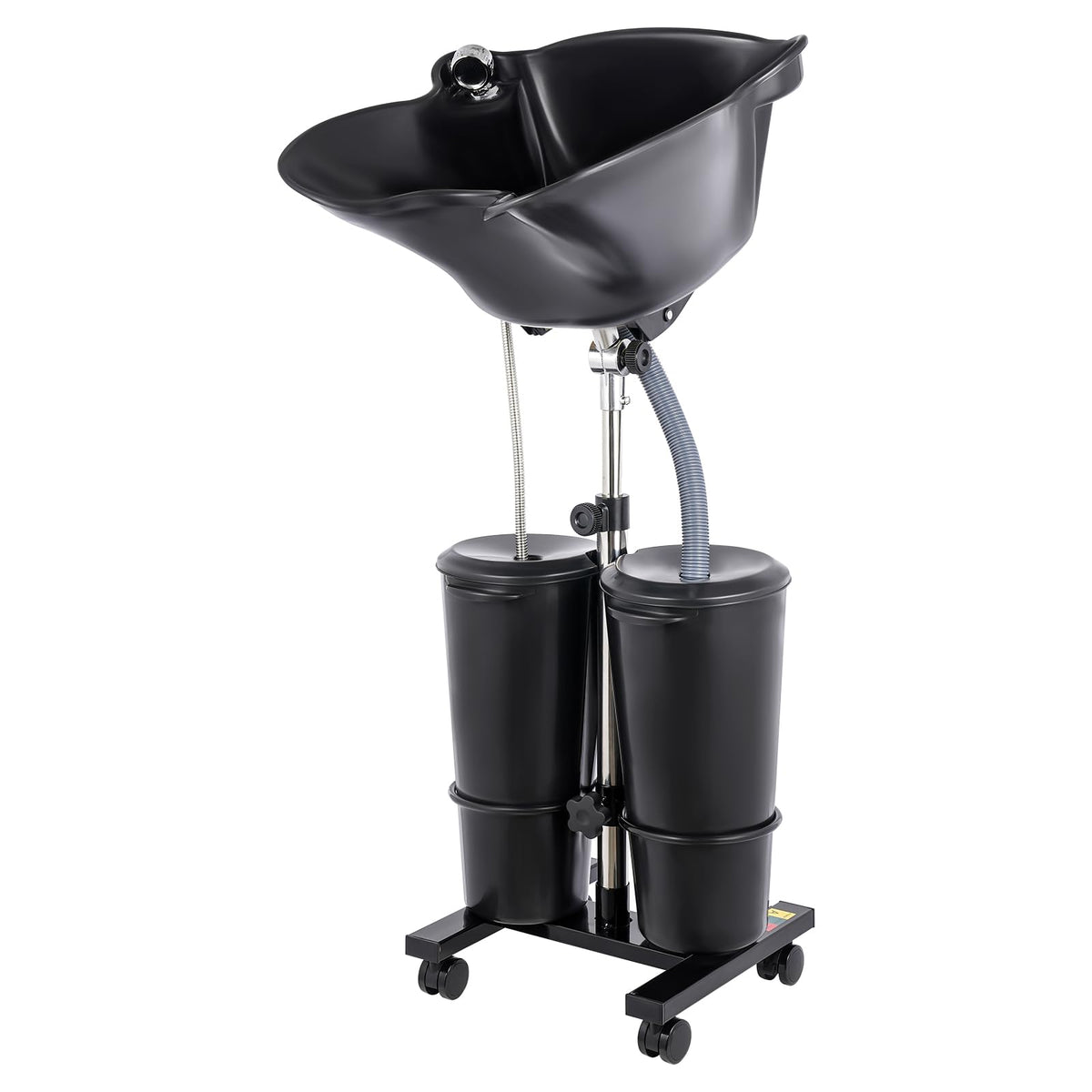 Portable Shampoo Wash Bowl with 2 Water Tanks Black R84680