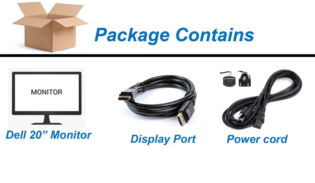 20 inch LED Monitor with VGA Display Port USB Hub P417