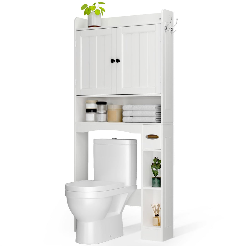 White Over The Toilet Storage Cabinet R8730
