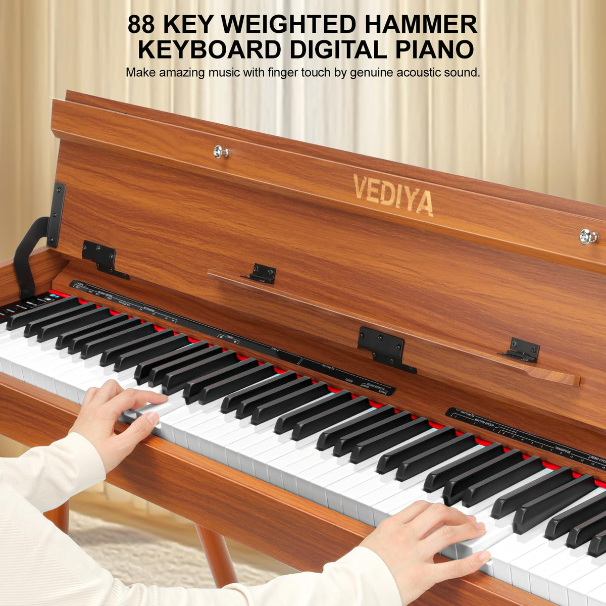 88 Key Weighted Hammer Action Digital Piano with MIDI A2617