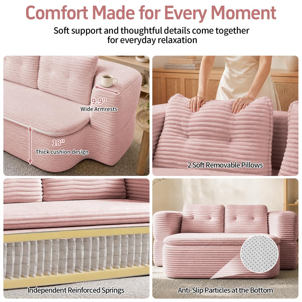 78" Full-Size Convertible Sofa M65564