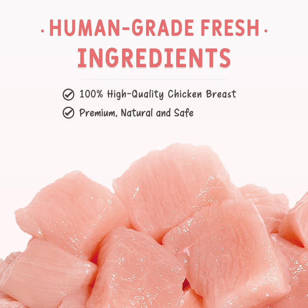 Freeze Dried Chicken Breast Cat & Dog Treats 2.82oz Single Ingredient Grain-Free H184