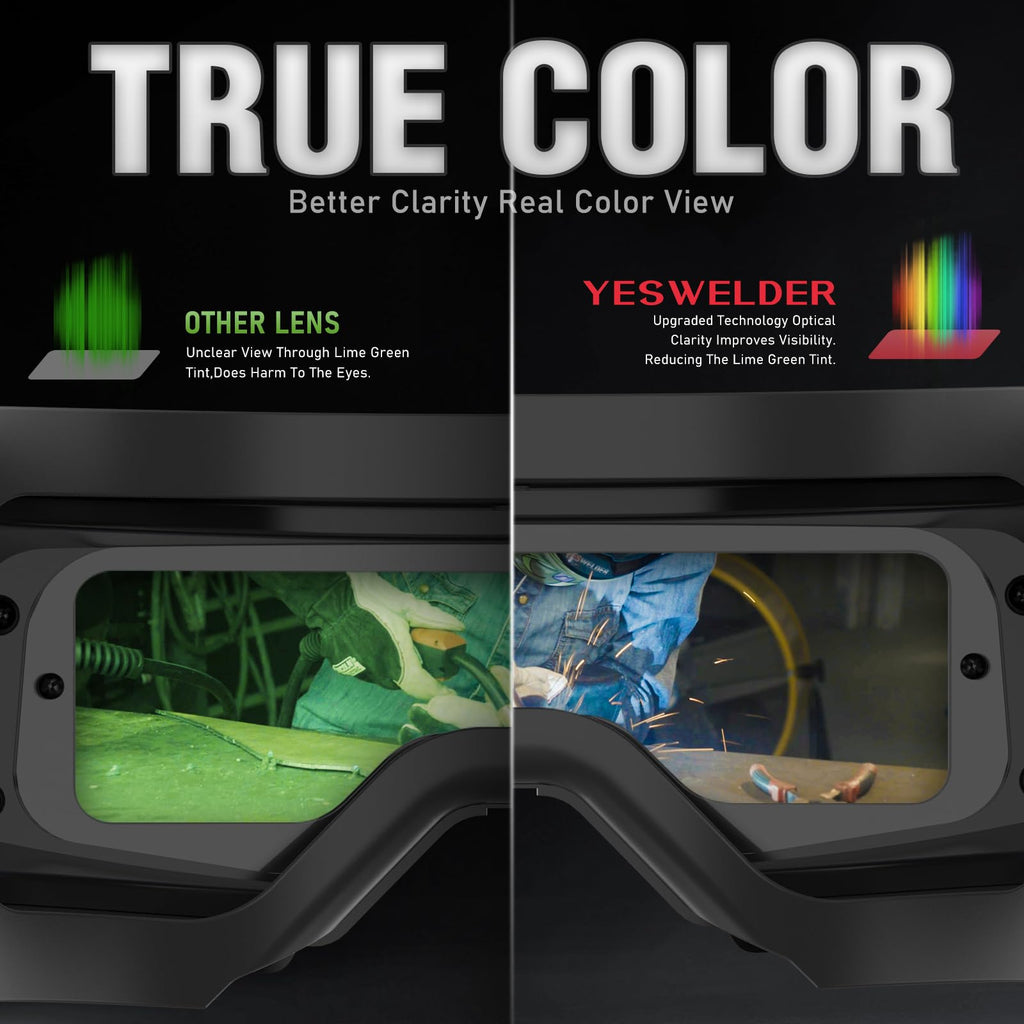 Auto-Darkening Welding Goggles with Mask V66881