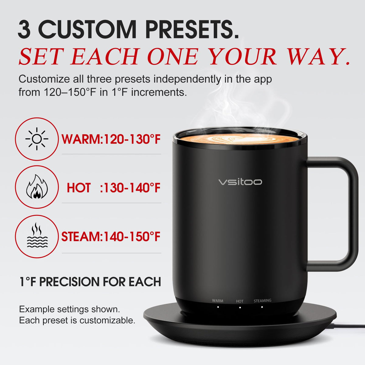 14oz Smart Self Heating Coffee Mug U24088