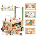 Wooden Baby Walker with Activity Cube Z193