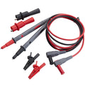 Silicone Multimeter Test Leads with Alligator Clips T270095