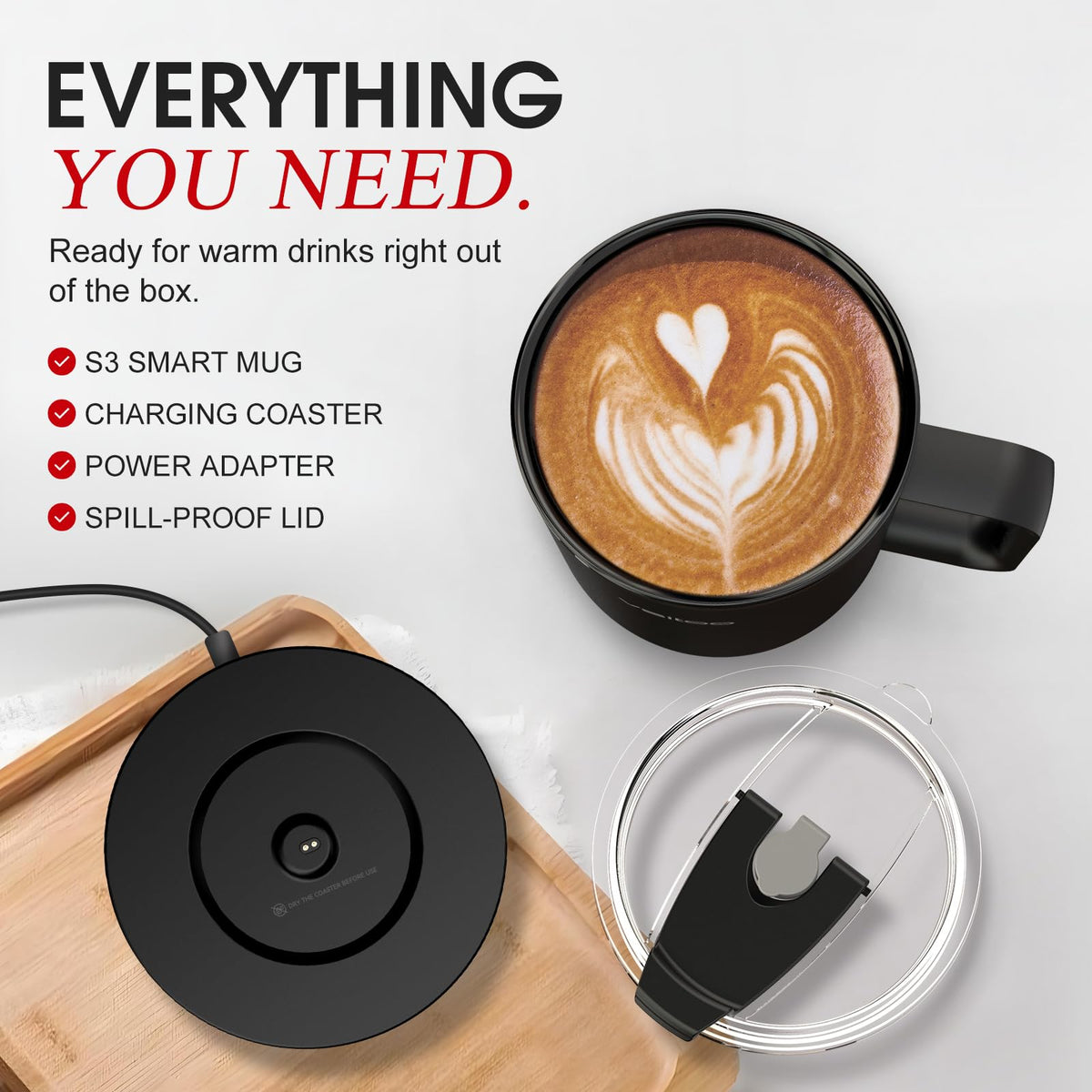 14oz Smart Self Heating Coffee Mug U24088
