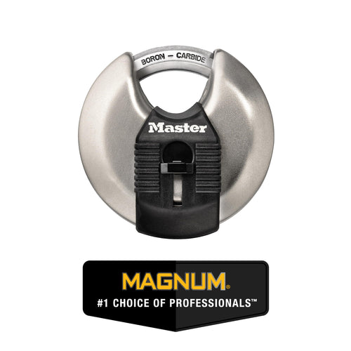 2-3/4-inch Wide Stainless Steel Disc Padlock G8306