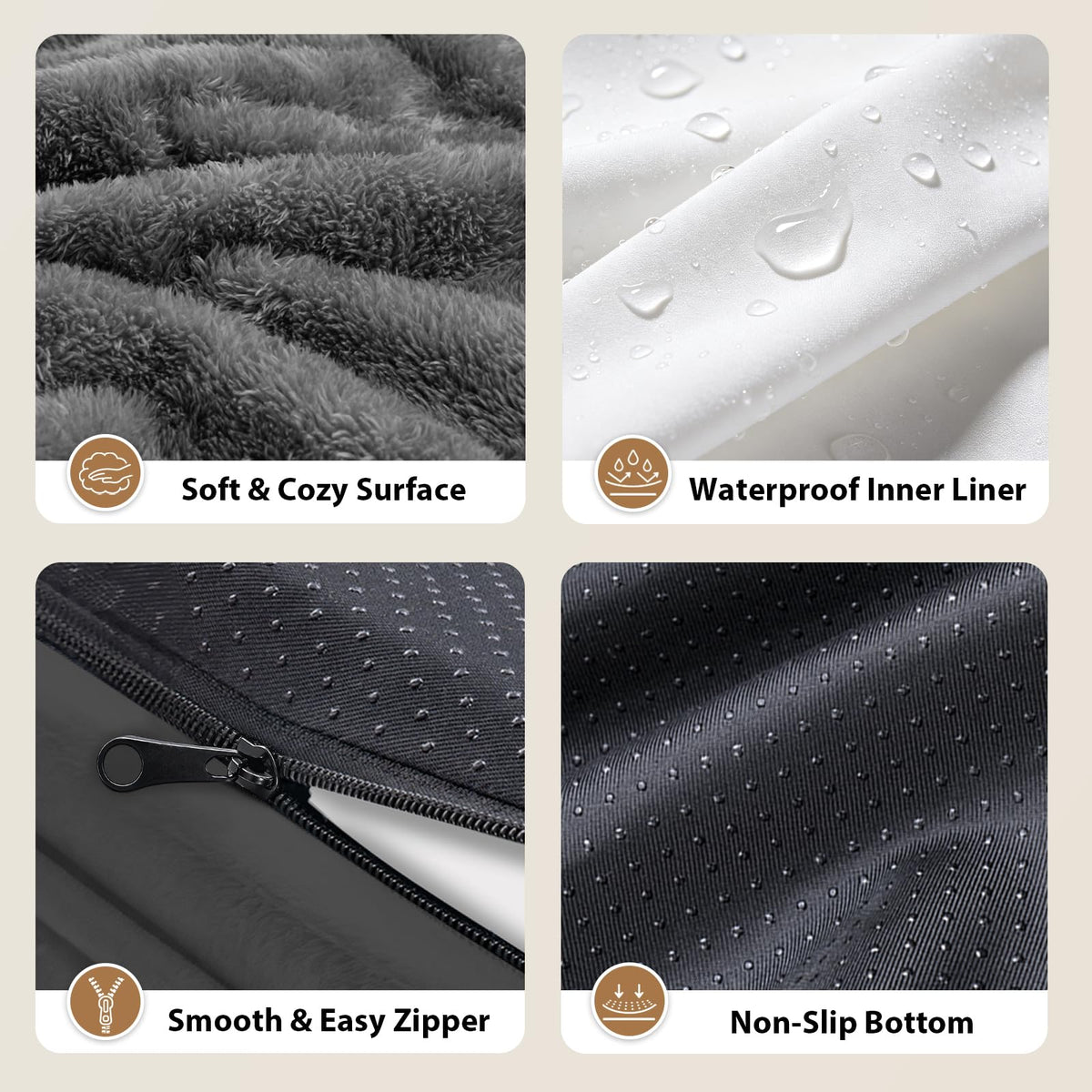 Waterproof Orthopedic Dog Bed J873502