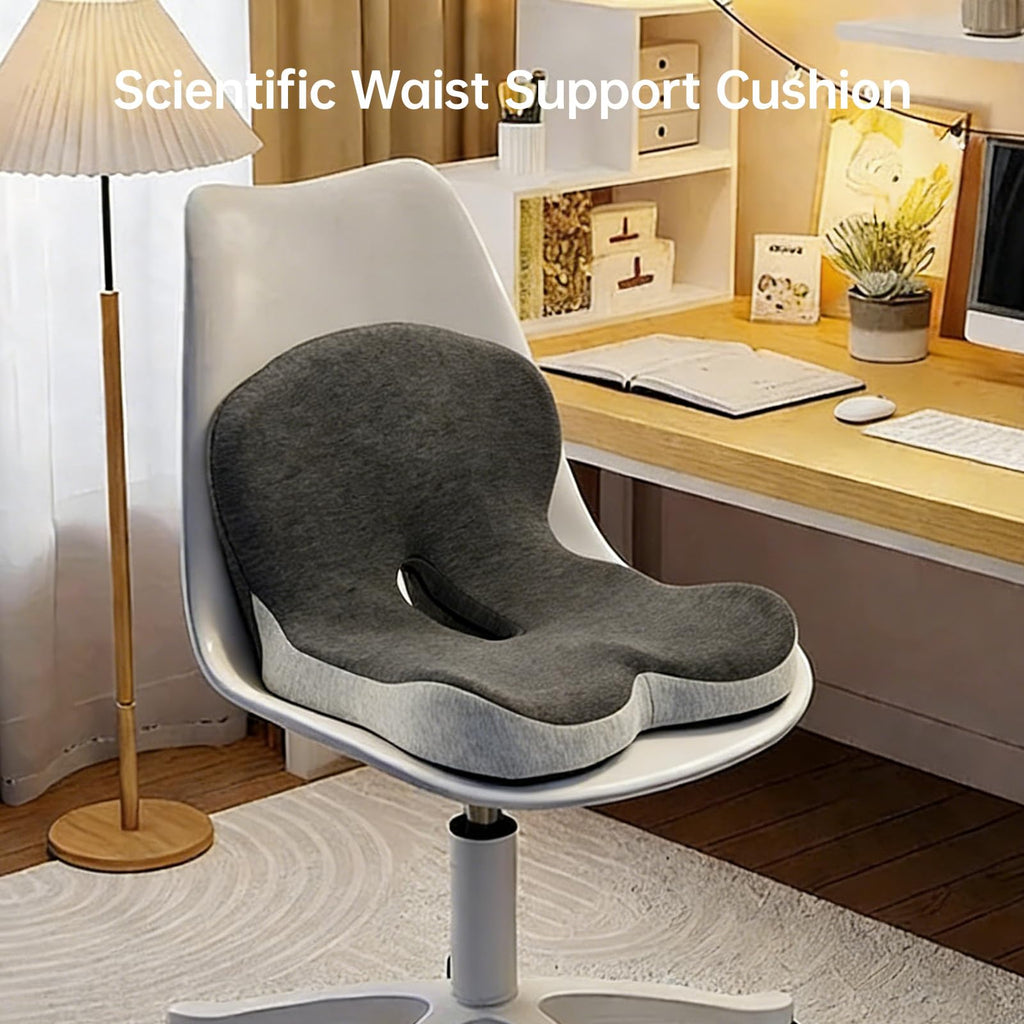 L-Shaped Memory Foam Seat Cushion with Back Support A462145