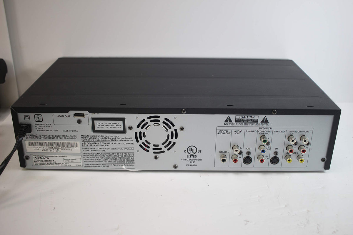 VHS to DVD Recorder VCR Combo with Remote C284594