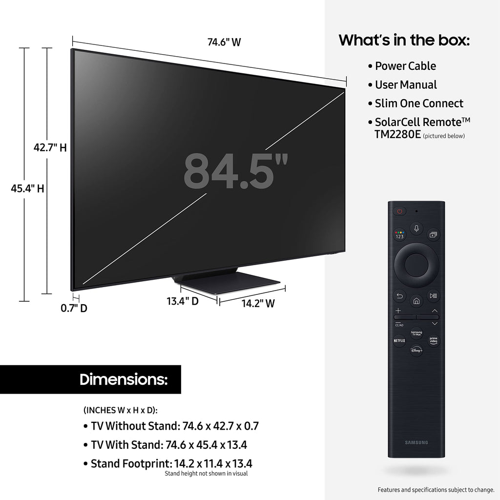 85-Inch Neo QLED 4K Smart TV W34091