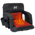 25in Extra Wide Thick Heated Stadium Seats with Back Support J2938