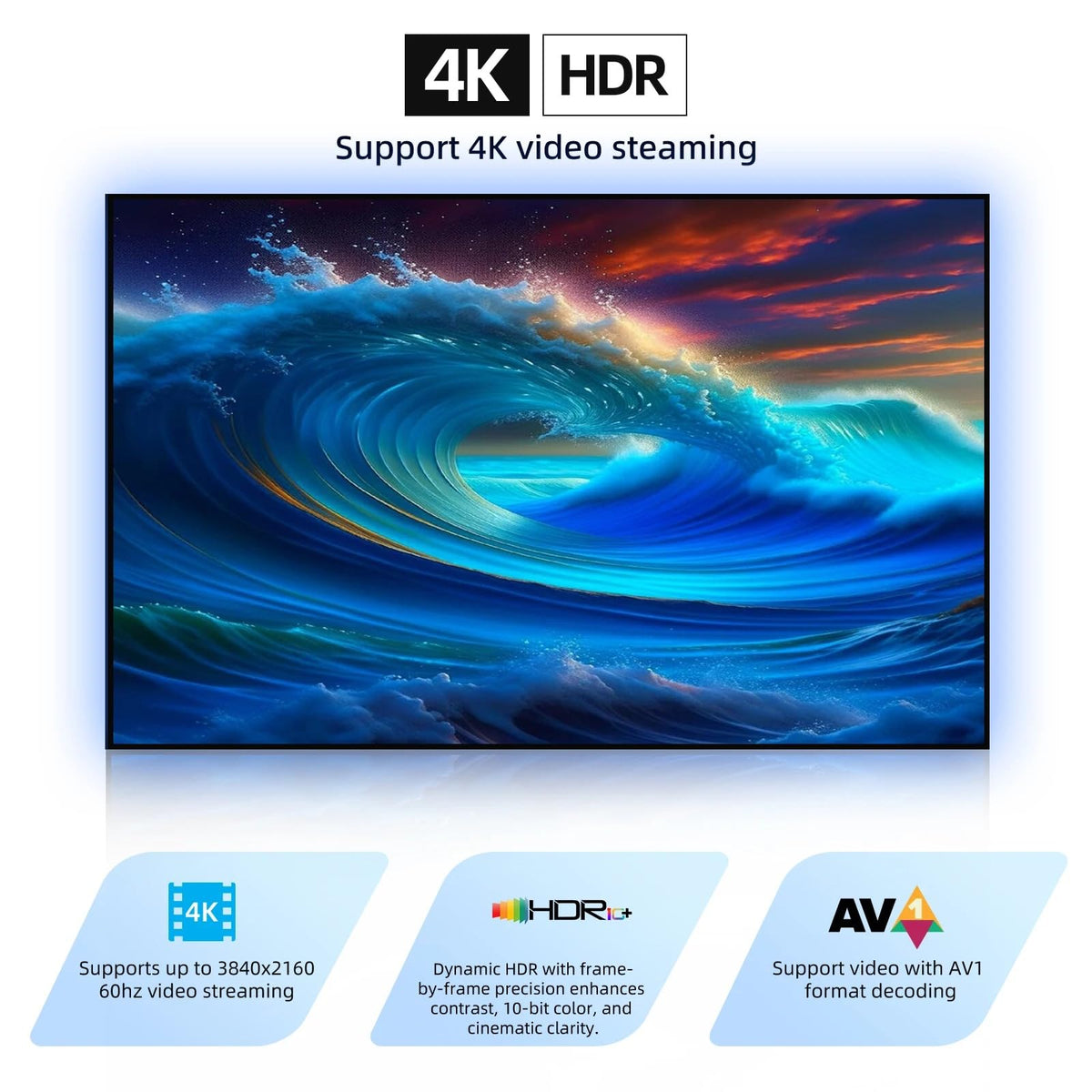 Android 11 4k 60hz HDR10+ 2GB 16GB TV Box E617