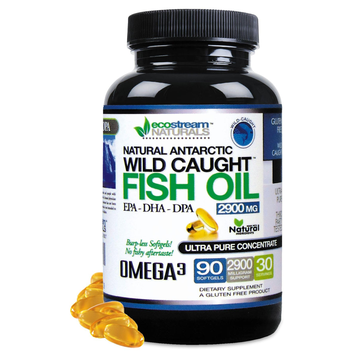 Wild Caught Omega 3 Fish Oil 2,900 MG F784605