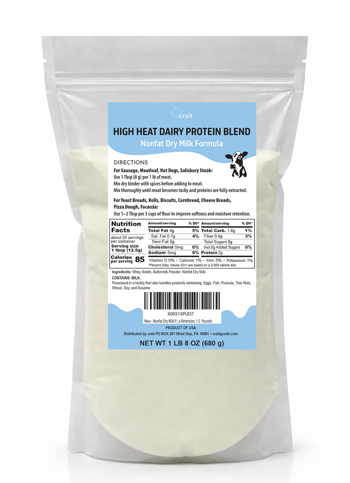 Nonfat Dry Milk Powder 1.5 Pounds X654402