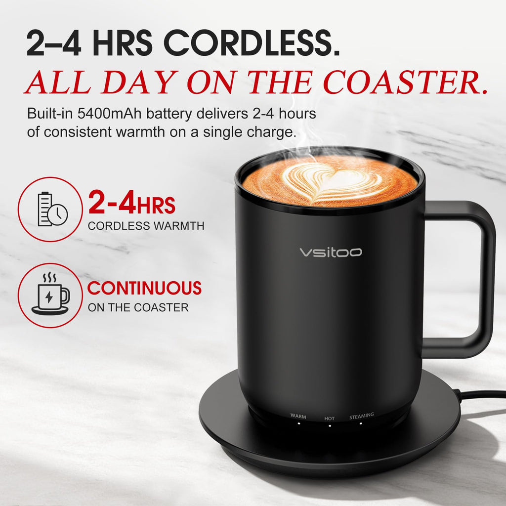 14oz Smart Self Heating Coffee Mug U24088