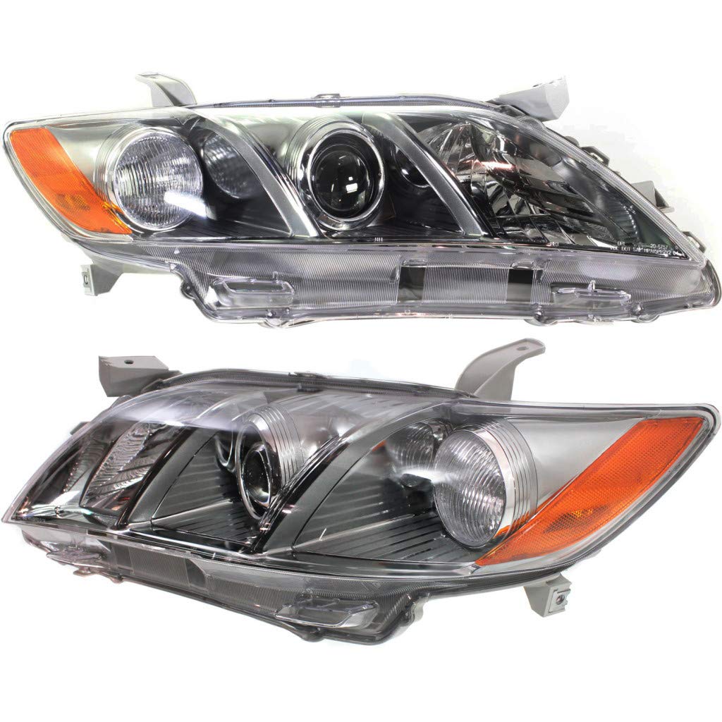 Toyota Camry Headlight 2007 2008 2009 Driver and Passenger Side Pair Set I5558