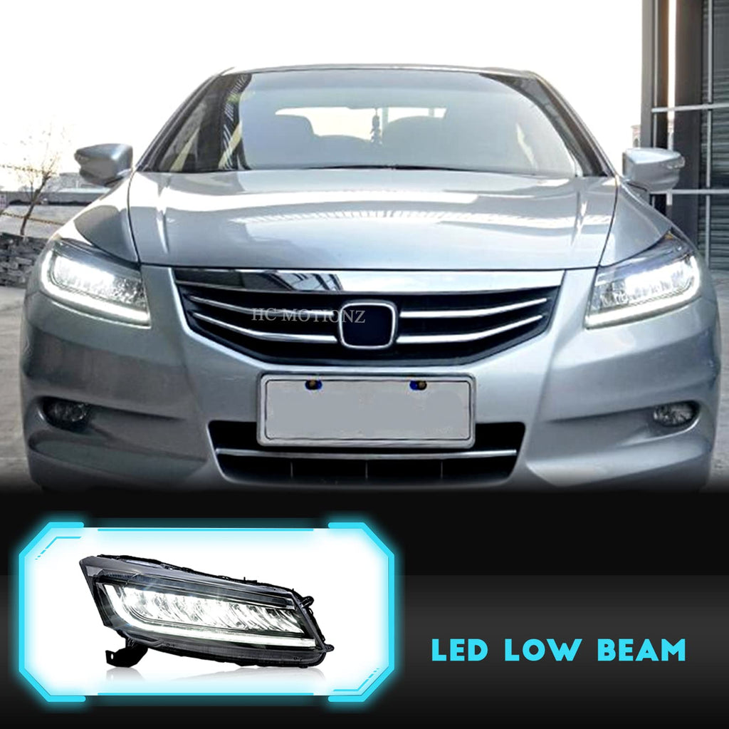 Headlights For Honda Accord 2008-2012, Driver and Passenger Side (Pair) C74084