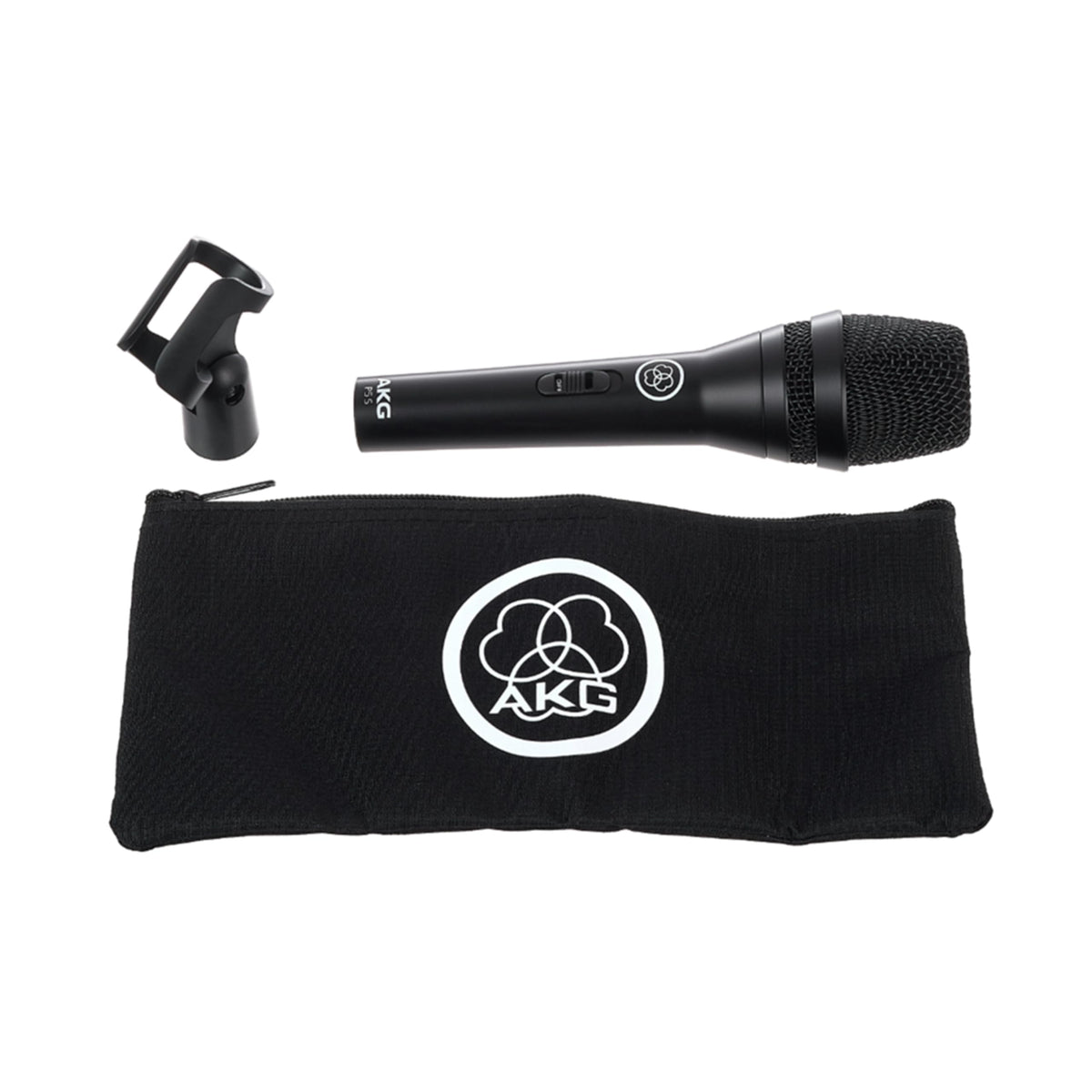 Black Supercardioid Dynamic Vocal Microphone with On/Off Switch K82860