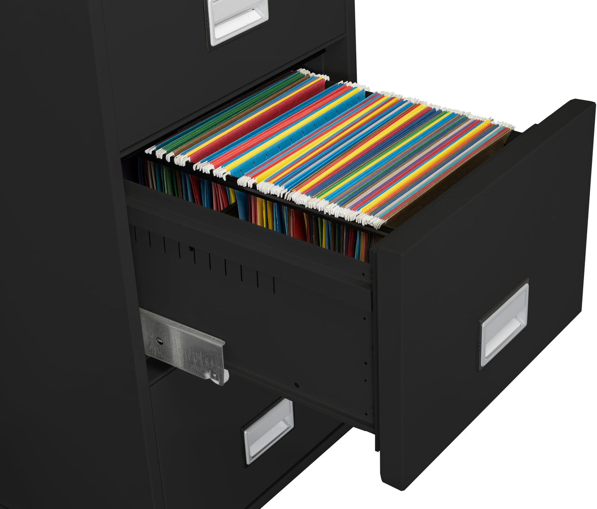 Black 4-Drawer Legal Fireproof File Cabinet G907