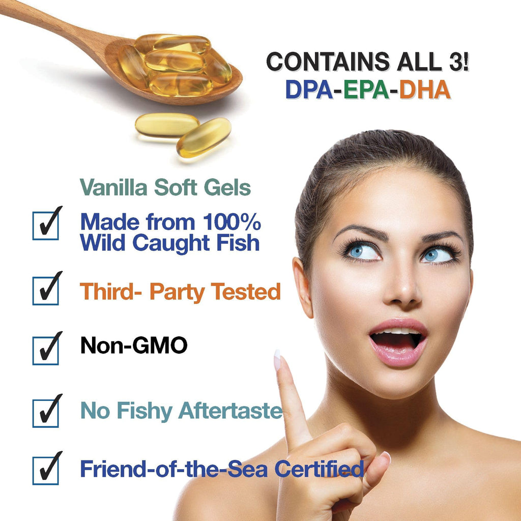 Wild Caught Omega 3 Fish Oil 2,900 MG F784605
